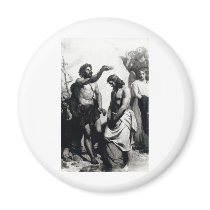 Baptism of Christ. circa 1879 Fridge Magnet