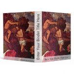 Baptism Of Christ With The Client Giovanni Ram Vinyl Binder