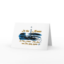 Baptism of Father, Son, and Holy Spirit Card by christiandesigns Baptism of Father, Son, and Holy Spirit Card