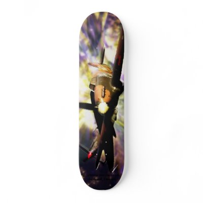Baptism of Fire Skateboard by Urbanned_Dezign