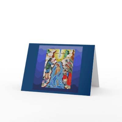 Baptism of the Lord II Greeting Cards by Clarence_Jones