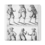Baptism of the Tupinambras Tribe Magnets