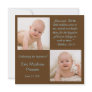 Baptism Photo Invite with Bible Verse