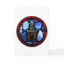 Baptism Stained Glass Art Cards