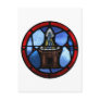 Baptism Stained Glass Art Postcards