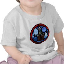 Baptism Stained Glass Art Shirt