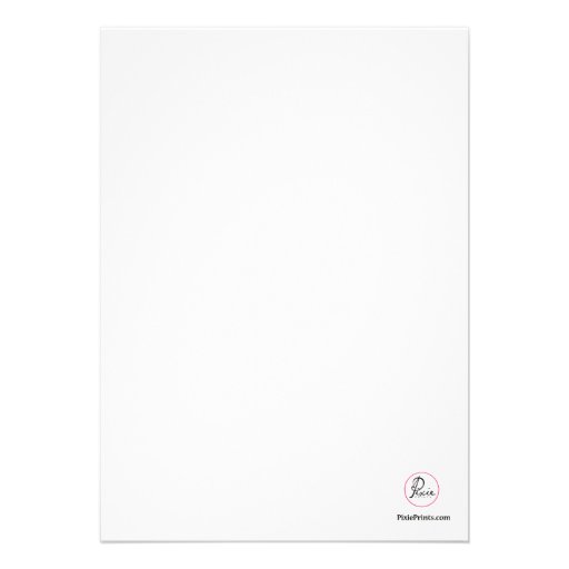 Baptism White Photo Invitation