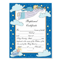 Baptismal Certificate posters by christiandesigns Baptismal Certificate posters