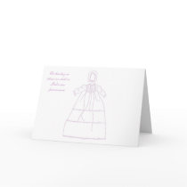 Baptismal Gown Invitation cards