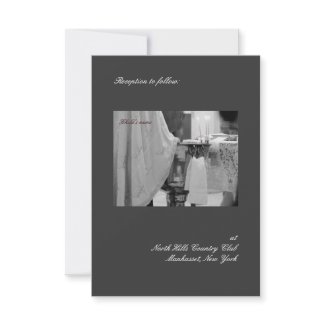 Baptismal Reception invitation