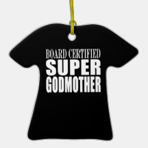 Baptisms Birthdays Christmas : Super Godmother Christmas Tree Ornament