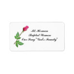 BAPTIST WOMEN-ADDRESS LABEL