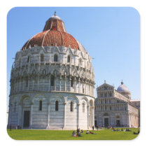 Baptistery and Pisa Tower stickers