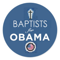 BAPTISTS OBAMA Sticker