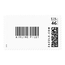 BAR AIRLINE PILOT LIGHT POSTAGE STAMP