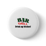 Bar and Grill Pinback Buttons
