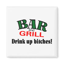 Bar and Grill magnets