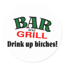 Bar and Grill stickers
