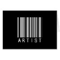 BAR ARTIST DARK cards by NotWorking BAR ARTIST DARK cards