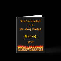 Bar-b-q Invitation cards