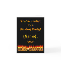 Bar-b-q Invitation cards by aura2000 Bar-b-q Invitation cards
