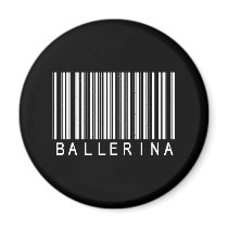 BAR BALLERINA DARK magnets by NotWorking BAR BALLERINA DARK magnets