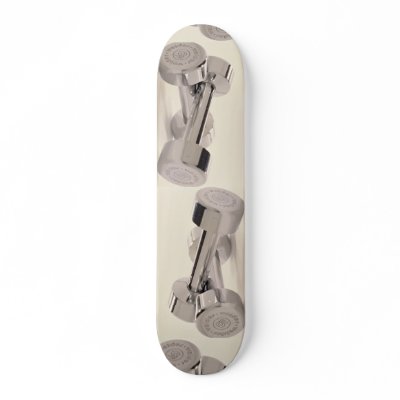 Bar bells for fitness workout skate board by inspirelove