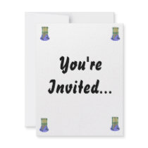 Bar Chimes Orchestral Blue Blob behind Invite