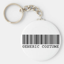 BAR CODE COSTUME Generic Halloween Costume Key Chain