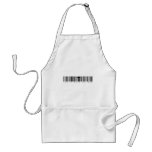Bar Code Fully Rely On God aprons