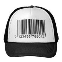 bar code mesh hat