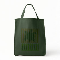 Bar Code Turtle Dark Bags