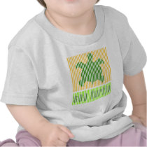 Bar Code Turtle Infant Shirts