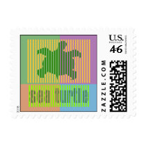 Bar Code Turtle Stamps