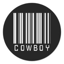 BAR COWBOY DARK stickers