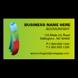 Bar Graph Business Card business cards