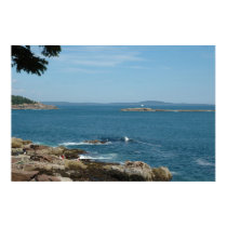 Bar Harbor Seascape Poster posters by ArtistNikki Bar Harbor Seascape Poster posters