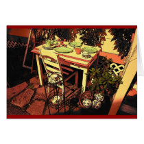 Bar Harbor Table Card (No Sentiment) by RickDouglas Bar Harbor Table Card (No Sentiment)