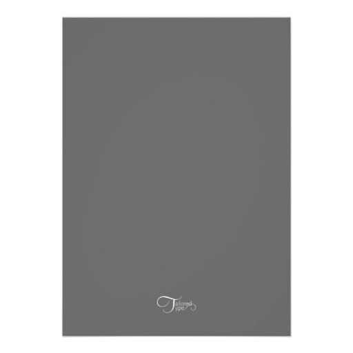 Bar Mitzvah Abstract Design on Charcoal Gray Invite