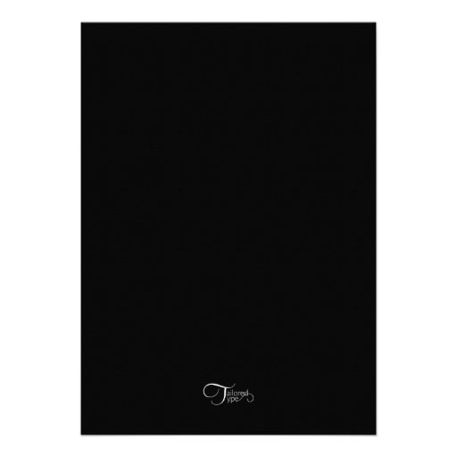 Bar Mitzvah Blue and Black Horizontal Stripe Custom Invites