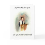 Bar Mitzvah Card