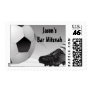 Bar Mitzvah Customized Postage Soccer