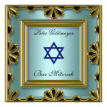 Bar Mitzvah Gold ceremony Invitation 12
