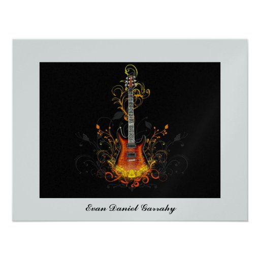 bar mitzvah guitar response card