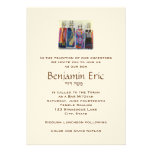 Bar Mitzvah Invitation Benjamin Eric Hebrew