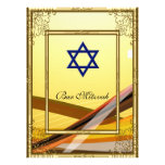 Bar Mitzvah Invitation Gold 2