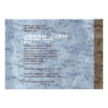 Bar Mitzvah Invitation Jonah Josh Hebrew Ice