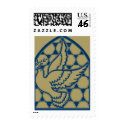 Bar Mitzvah Invitation Stamp Dove of Peace stamp