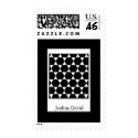 Bar Mitzvah Invitation Star of David postage