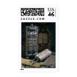 Bar Mitzvah Invitation - Torah, Historical postage